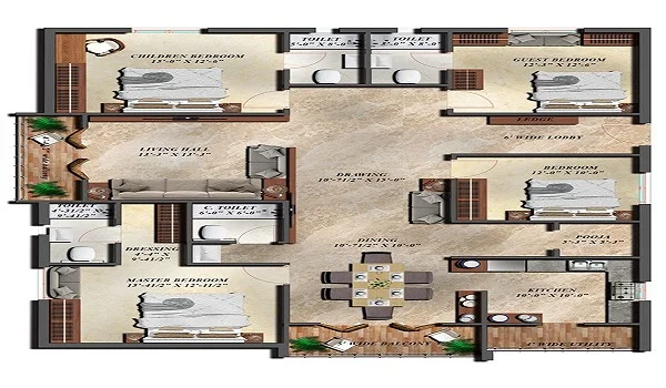 Brigade Insignia 4 Bhk Apartment Floor Plan